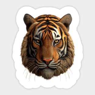 Face of a bengal tiger Sticker